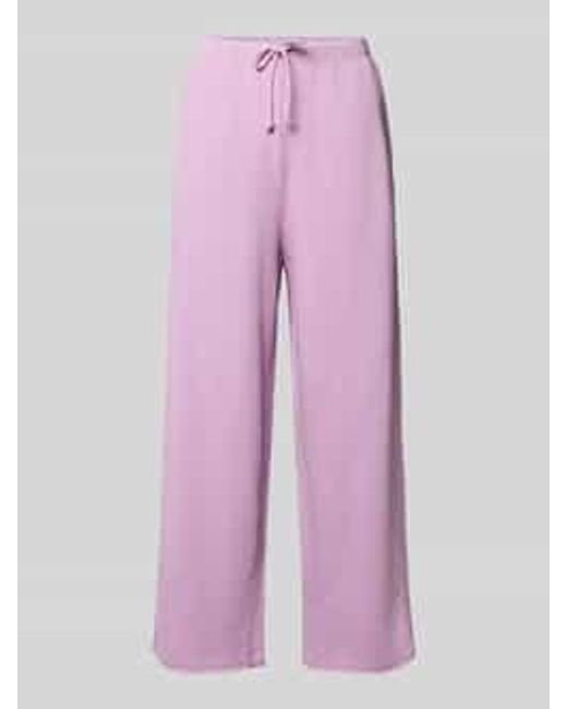 American Vintage Sweatpants Met Elastische Band Model 'Atubay' in het Pink