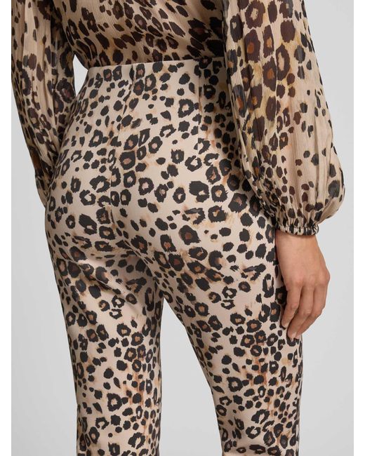 Marc Cain Stoffen Broek Met Elastische Band in het Natural