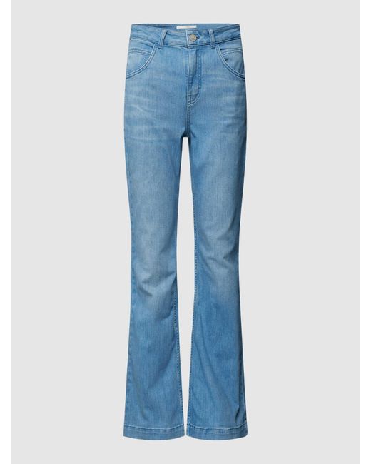Lanius Bootcut Fit Jeans Met Wol in het Blue voor heren