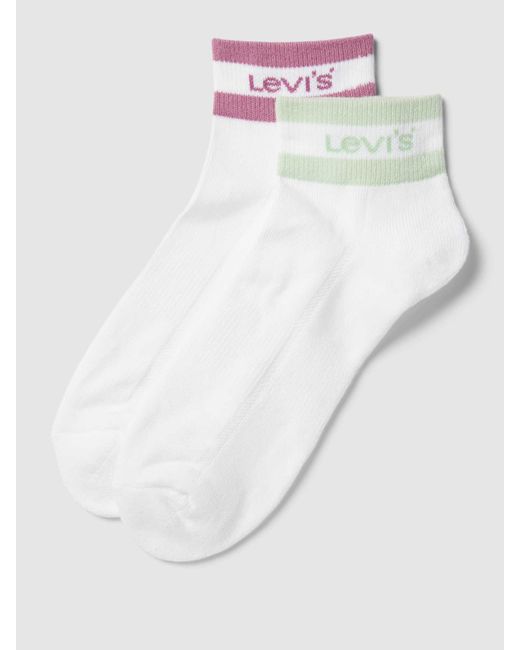 Levi's Sokken Met Labelprint in het White voor heren