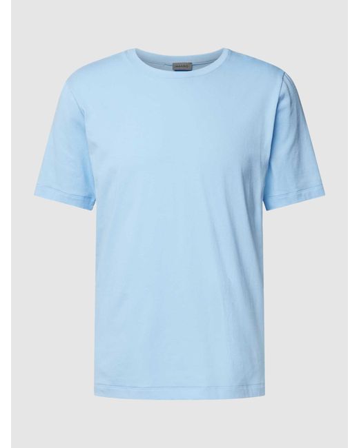 Hanro T-Shirt mit Rundhalsausschnitt in Blue für Herren