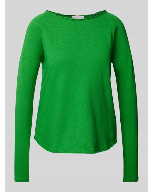 Rich & Royal Green Longsleeve Mit Rundhalsausschnitt
