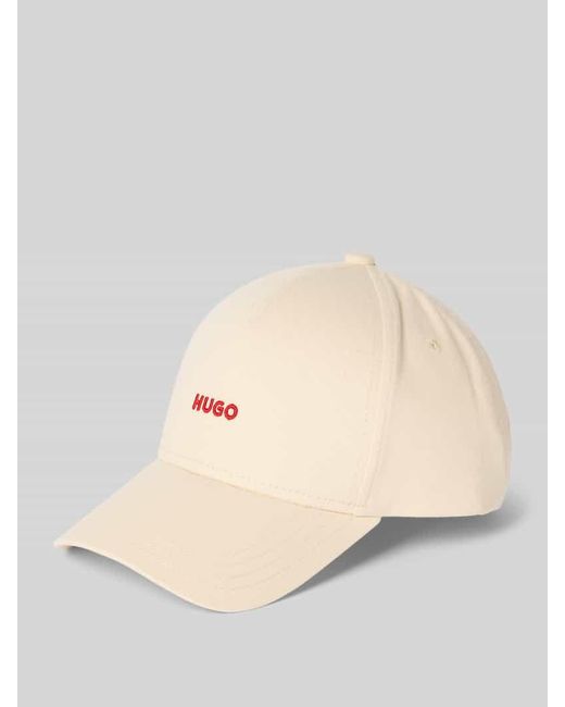 HUGO Natural Basecap Mit Label-Stitching Modell 'Cara'