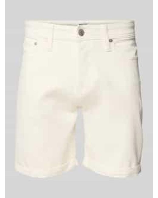Jack & Jones Bermuda Met 5-pocketmodel in het Natural voor heren