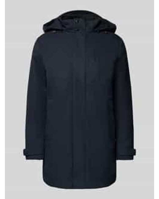 Geox Regular Fit Parka Met Ritszakken, Model 'Aerantis' in het Blue voor heren