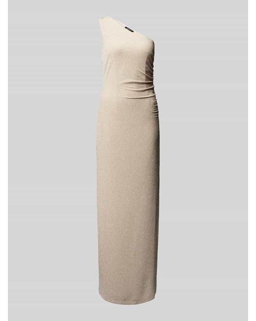 Swing White Abendkleid mit seitlicher Raffung