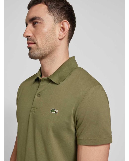 Lacoste Poloshirt mit Label-Detail in Green für Herren