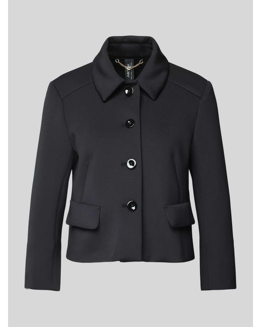 Marc Cain Blazer Met Platte Kraag in het Blue