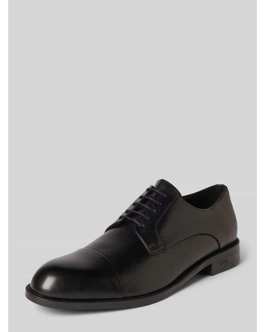 Boss Schnürschuhe aus echtem Leder Modell 'TAYIL' in Black für Herren