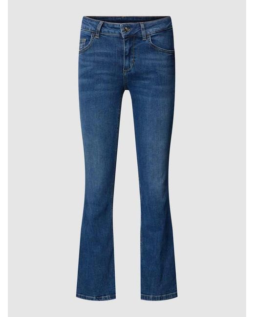 Liu Jo Blue Bootcut Jeans im 5-Pocket-Design Modell 'FLY'