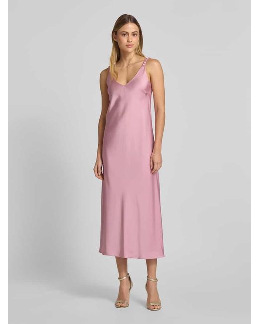 VM VERA MONT Pink Cocktailkleid Mit V-Ausschnitt