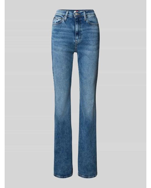 Tommy Hilfiger Blue Flared Jeans aus Baumwoll-Mix