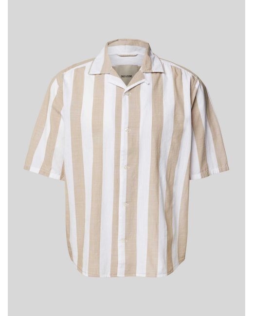 Only & Sons Relaxed Fit Vrijetijdsoverhemd Met Resortkraag in het White voor heren