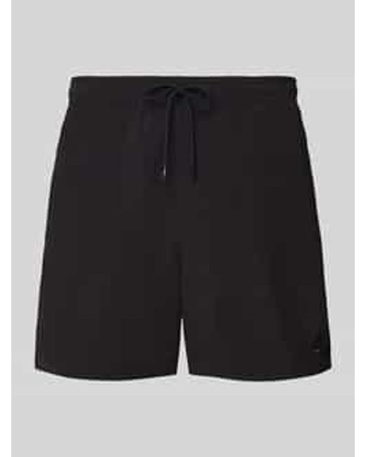 Tommy Hilfiger Regular Fit Zwembroek Met Logostitching in het Black voor heren