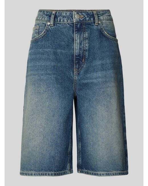 Review Baggy Fit Korte Jeans in het Blue
