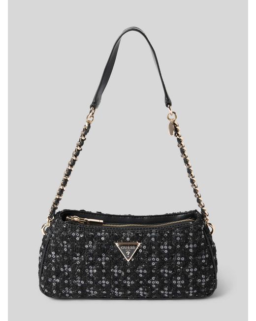 Guess Handtas Met Labelapplicatie in het Black