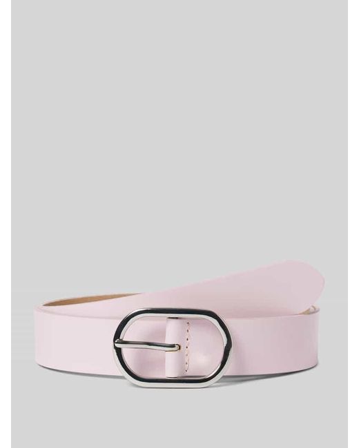 S.oliver Pink Gürtel Aus Echtem Leder
