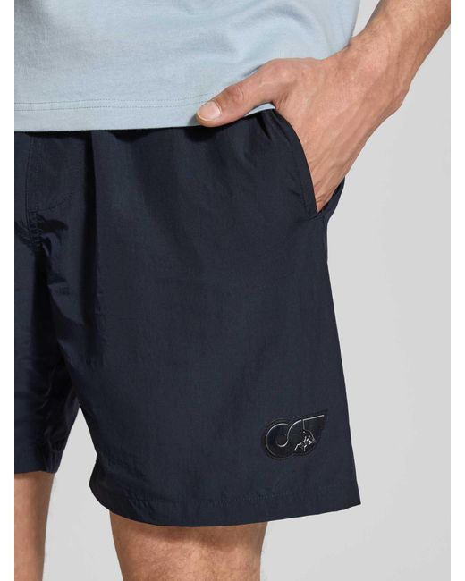 ALPHATAURI Regular Fit Vrijetijdsoverhemd Met Tweewegritssluiting in het Blue voor heren