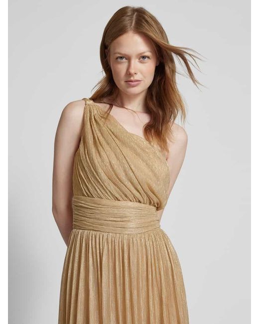 TROYDEN COLLECTION Natural Abendkleid Mit One-Shoulder-Träger