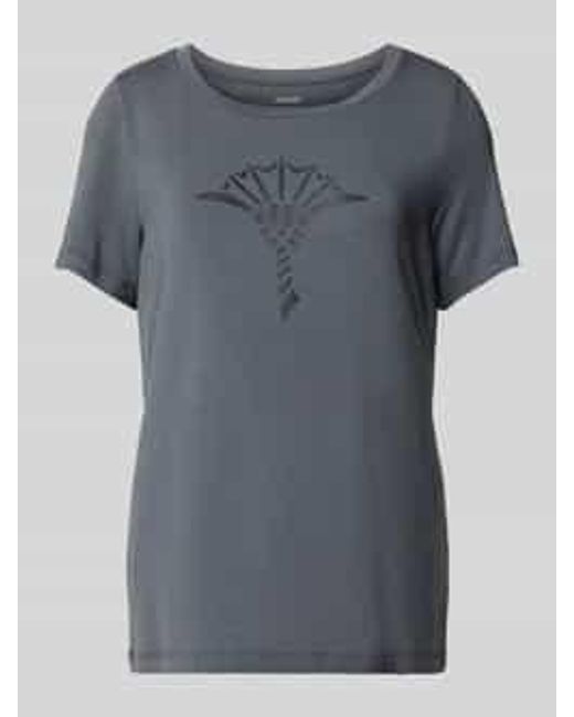 Joop! Pyjamabovendeel Met Logoprint in het Gray