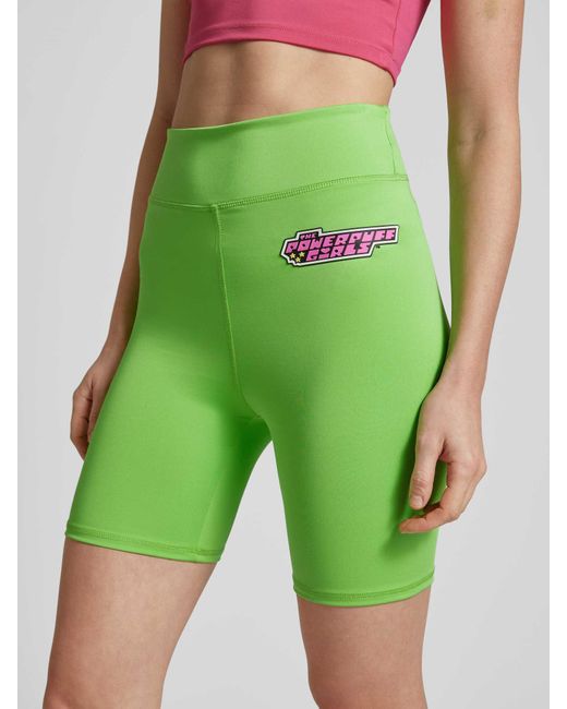 Review Green Powerpuff Girls x - Biker Shorts mit elastischem Bund