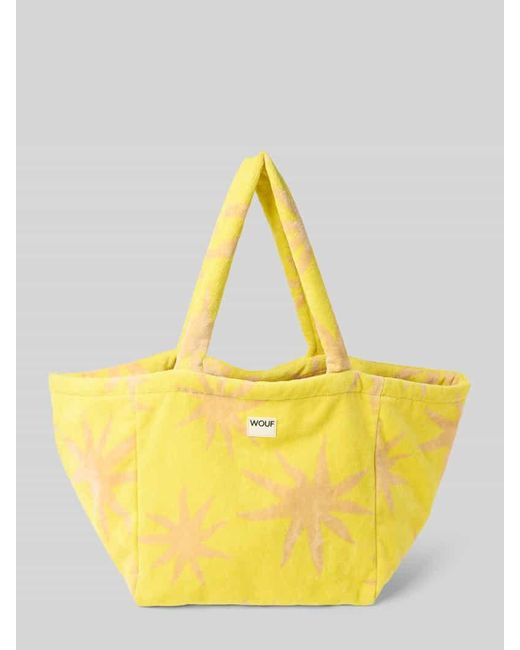 Wouf Yellow Handtasche mit Label-Badge Modell 'Fuerteventura'