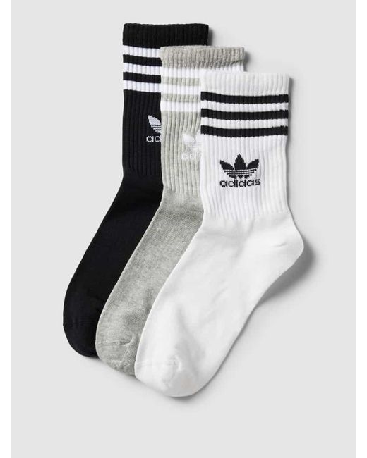 Adidas Originals Socken mit Label-Detail im 3er-Pack in White für Herren