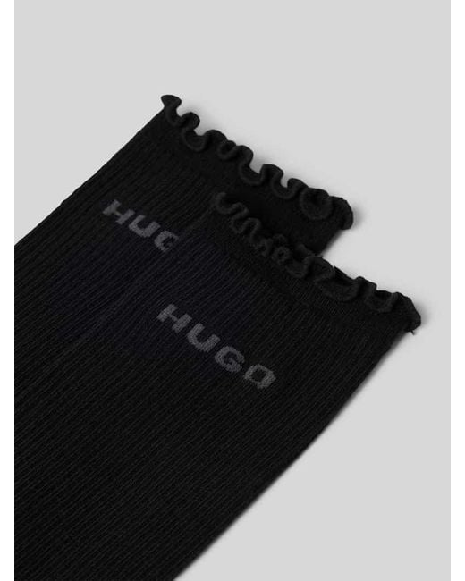 HUGO Black Socken aus Baumwoll-Mix im 2er-Pack