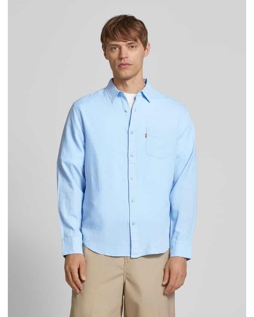 Levi's Freizeithemd mit Knopfleiste in Blue für Herren