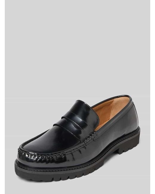 SELECTED Loafer aus echtem Leder in Black für Herren