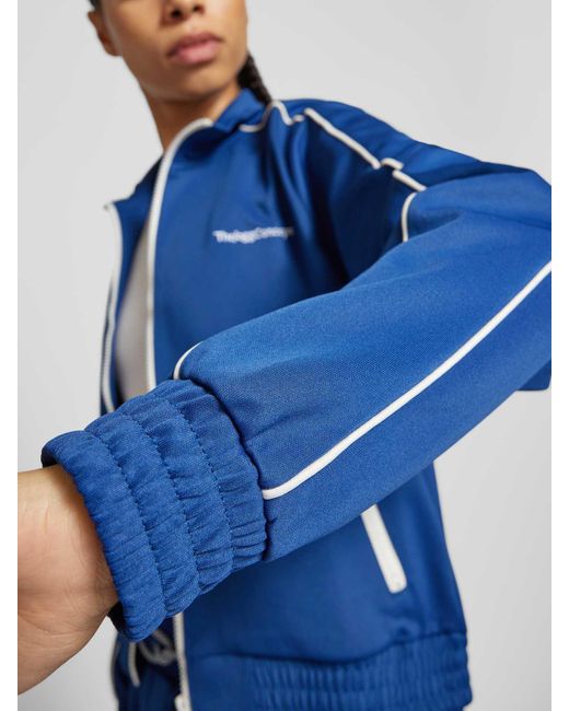 TheJoggConcept Cardigan mit Reißverschlusstaschen Modell 'SIMA' in Blue für Herren