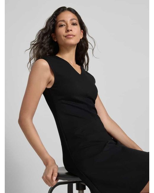 Boss Black Leicht ausgestelltes Minikleid aus Viskose-Mix