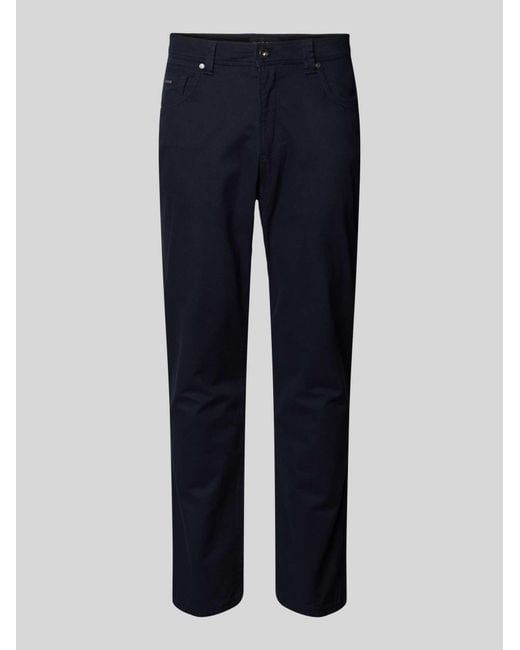 Bugatti Regular Fit Chino in het Blue voor heren