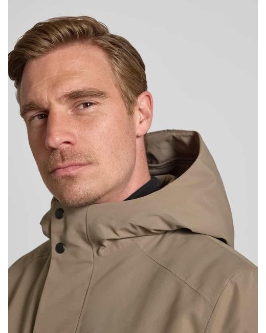 Geox Regular Fit Parka mit Kapuze Modell 'DORAY' in Natural für Herren
