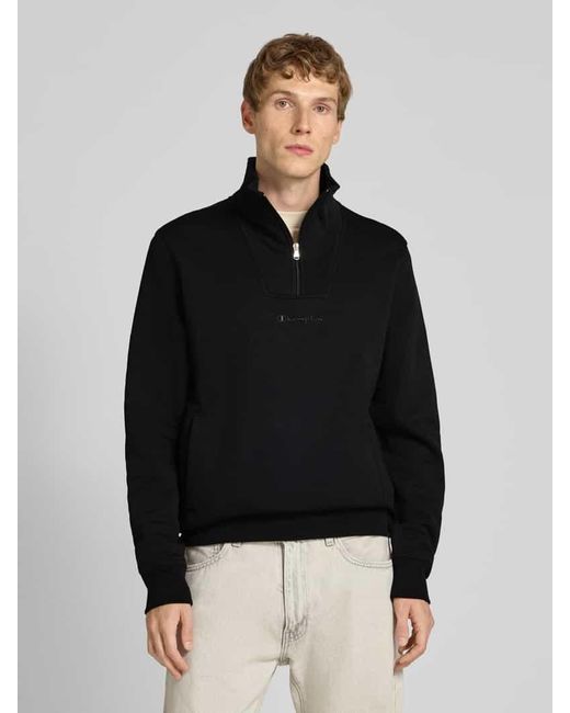 Champion Troyer mit Logo-Stitching und Eingrifftaschen in Black für Herren