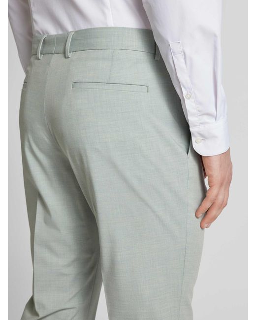 S.oliver Regular Fit Pantalon Met Persplooien in het Gray voor heren