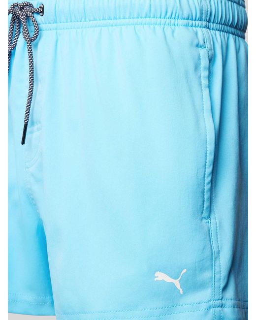 PUMA Regular Fit Zwembroek Met Logoprint in het Blue voor heren