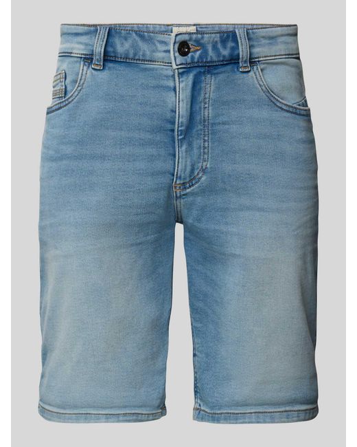 Camel Active Korte Regular Fit Jeans in het Blue voor heren