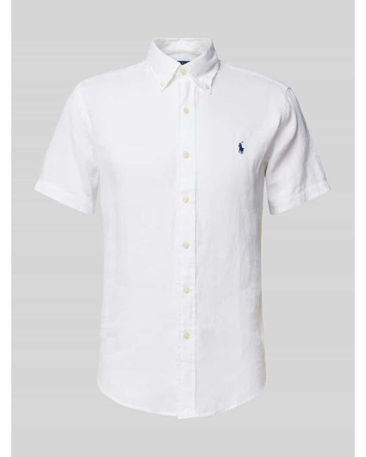 Polo Ralph Lauren Freizeithemd mit Label-Stitching in White für Herren