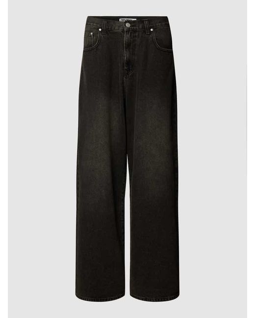 Review Baggy Fit Jeans im 5-Pocket-Design in Black für Herren