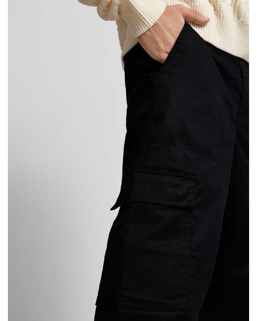 Blend Cargohose Mit Elastischen Abschlüssen in Black für Herren