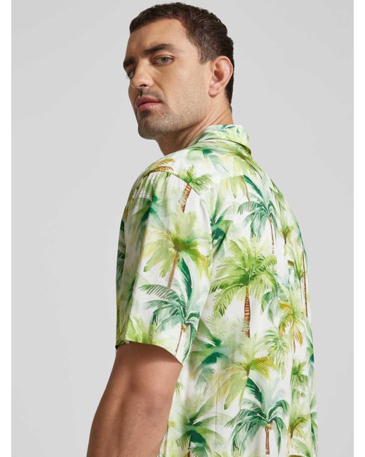 Mcneal Regular Fit Vrijetijdsoverhemd Met All-over Print in het Green voor heren