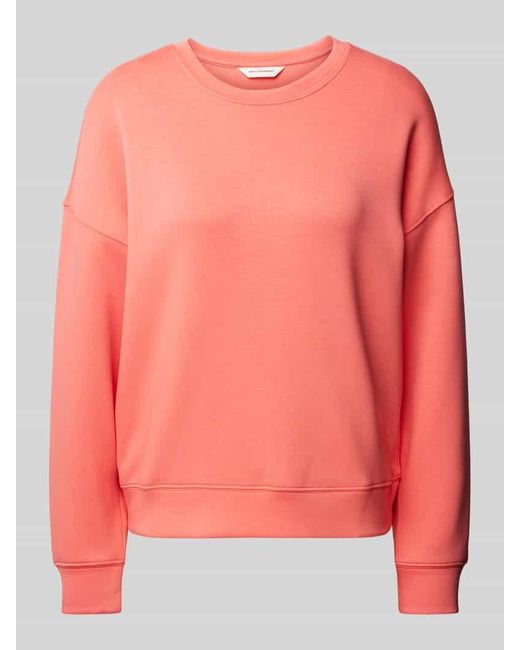MSCH Copenhagen Pink Sweatshirt mit überschnittenen Schultern Modell 'Ima Q'