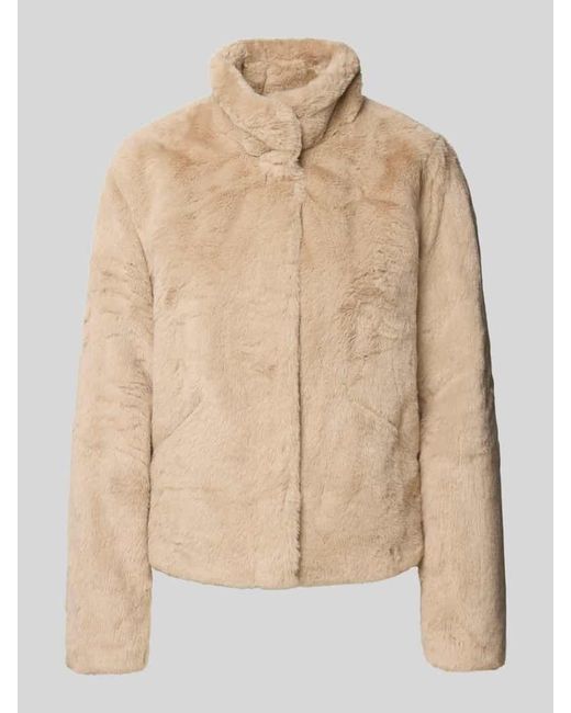 ONLY Natural Regular Fit Jacke in Kunstfell-Optik Modell 'NEWVIDA'