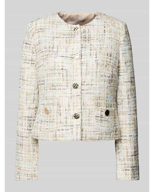 christian berg Natural Blazer mit Strukturmuster