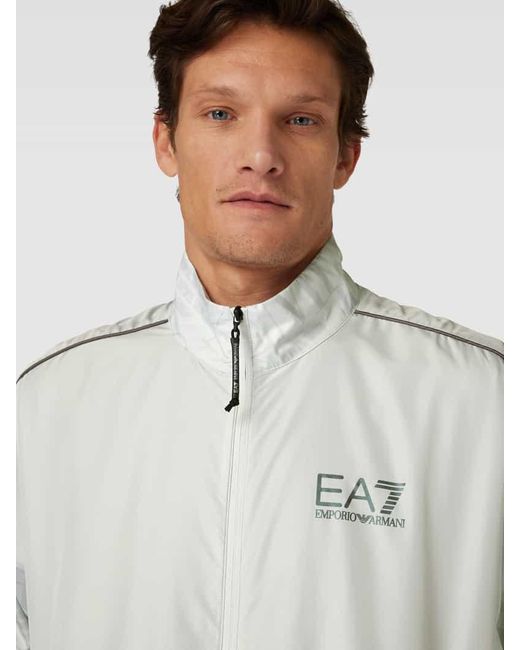 EA7 Sweatanzug mit Logo-Print Modell 'TUTA SPORTIVA' in White für Herren