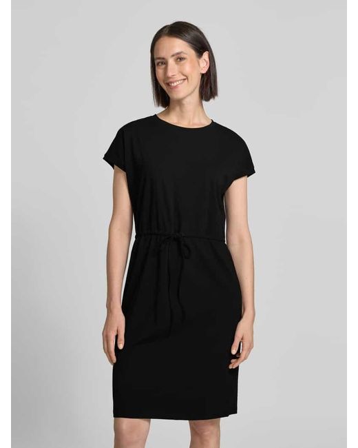 B.Young Black Knielanges Kleid mit Tunnelzug Modell 'PANDINNA'