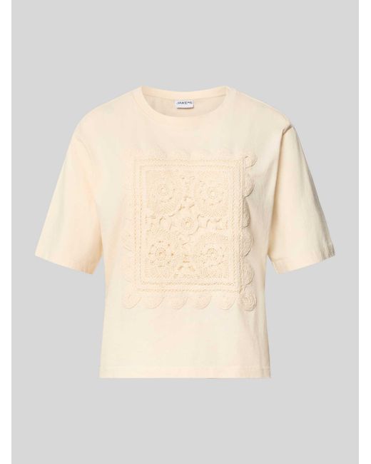 Jake*s T-Shirts in het Natural