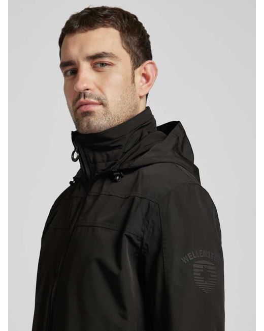 Wellensteyn Funktionsjacke mit Stehkragen Modell 'SPORTMANN' in Black für Herren