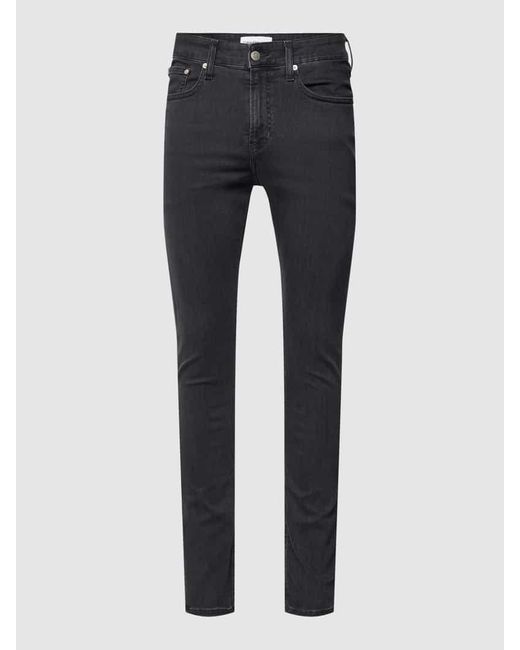 Calvin Klein Skinny Fit Jeans im 5-Pocket-Design in Blue für Herren